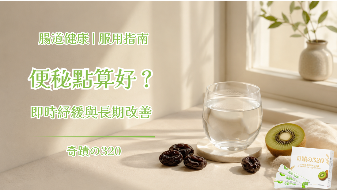 便秘怎麼辦？即時紓緩與長期改善的方法一次看