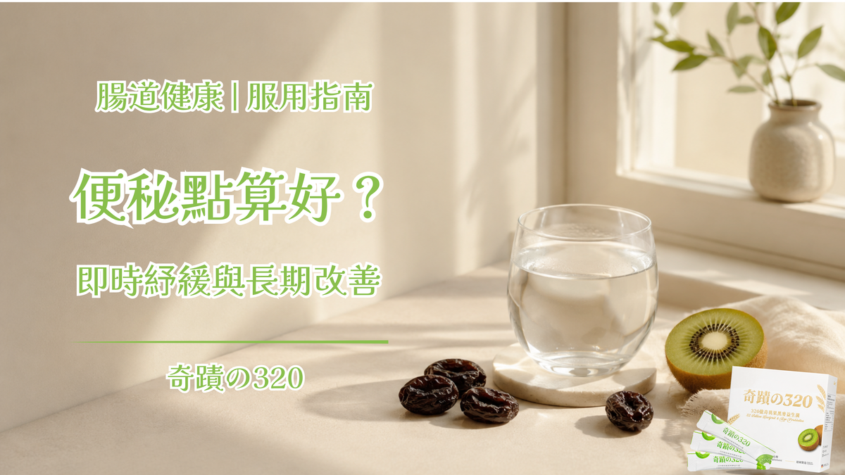 便秘怎麼辦？即時紓緩與長期改善的方法一次看